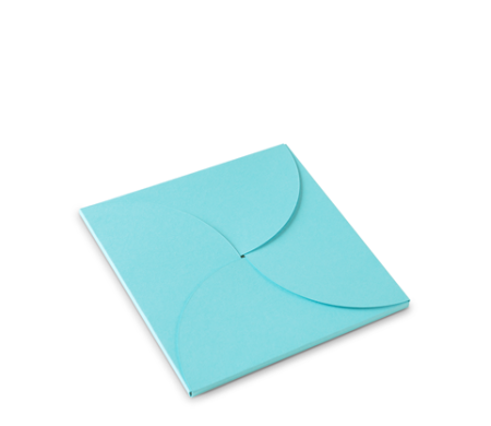 Boîte pour cartes carrées