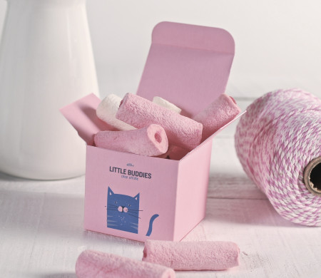 Petite boîte carré personnalisée