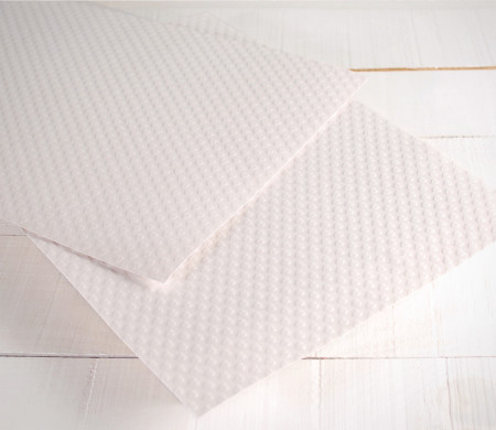 Papier Gaufré en forme de Cœurs 