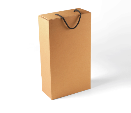 Boîte en Carton pour Bouteilles avec Anse
