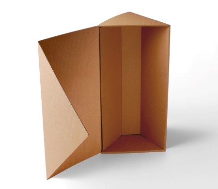 Boîte Triangulaire très originale pour Bouteille