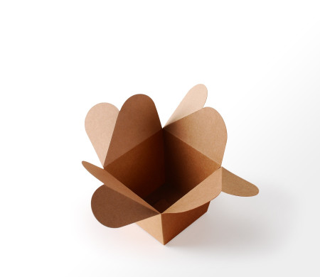 Boîte pour crèmes, originale en forme de fleur 