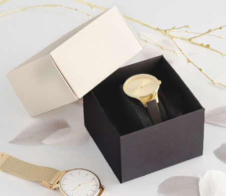 Boîte carrée pour montres 