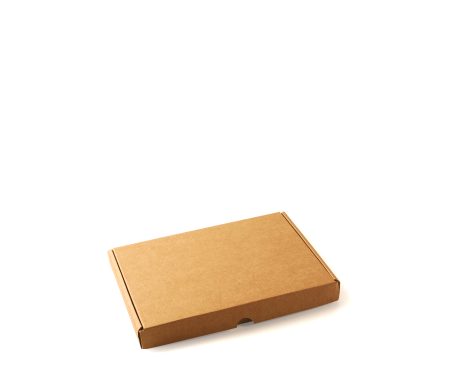 Boîte plate pour colis postal