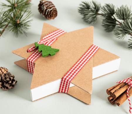 Boîte Cadeau en Forme d'Étoile