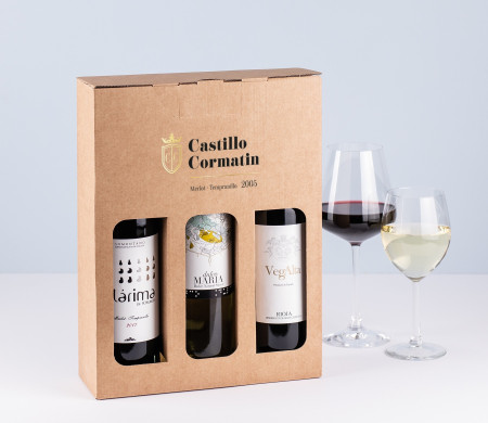 Boîte à Vins, Très Résistante, pour Deux ou Trois Bouteilles!