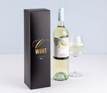 Boîte simple pour une bouteille de vin ou de pétillant