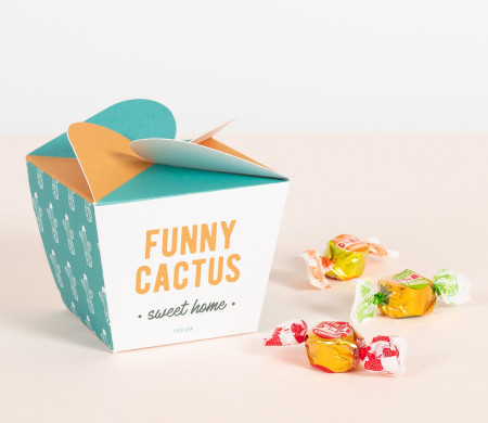 Boîte pour crèmes, originale en forme de fleur 