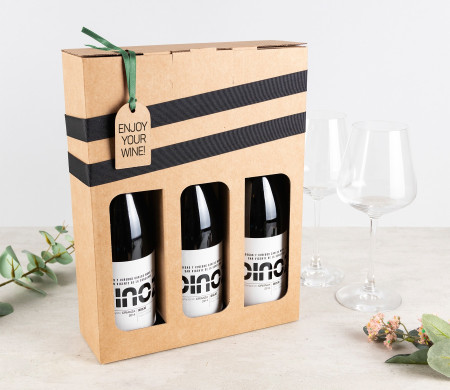 Boîte à Vins, Très Résistante, pour Deux ou Trois Bouteilles!