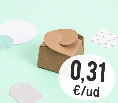 Petite boîte de chocolats individuelle