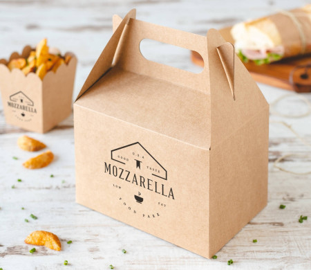 Boîte Pique-Nique en Carton pour Cadeaux