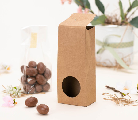 Boîte avec fenêtre pour la nourriture