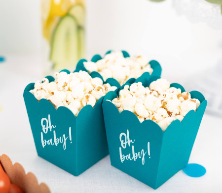 Boîte à pop-corn pour fêtes et évènements