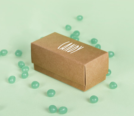 Boîte en Carton avec Couvercle, Idéale pour un Cadeau