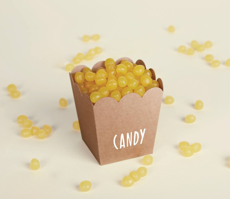 Boîte à pop-corn pour fêtes et évènements