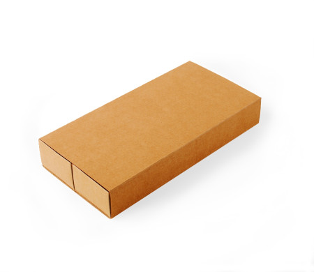 Boîte en carton allongée pour sushis avec bandeau