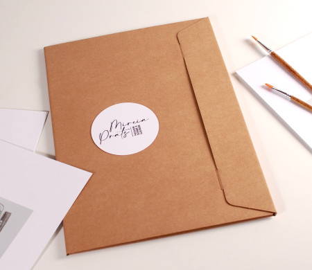 pochette en carton Din A3 pour envoi