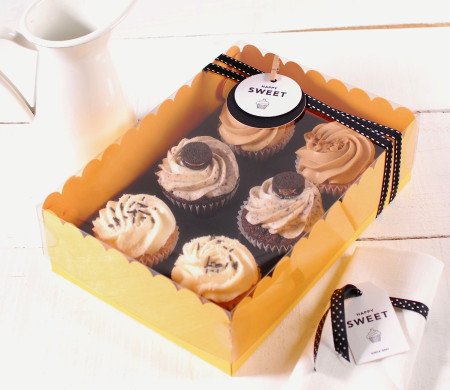 Boîte pour 6 Cupcakes, Madeleines ou Cookies