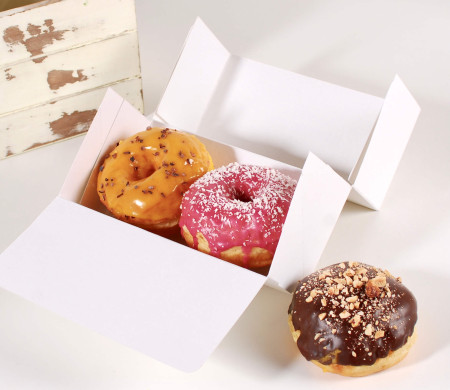 Boîte pour donuts auto-montable