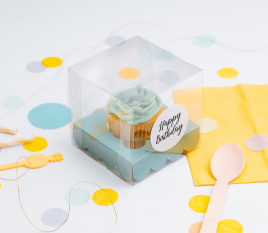 Boîte carton cupcake individuelle