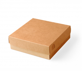 Boîte carrée en carton pour sushis