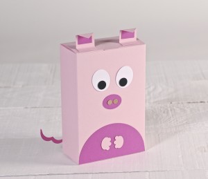 petit cochon en carton