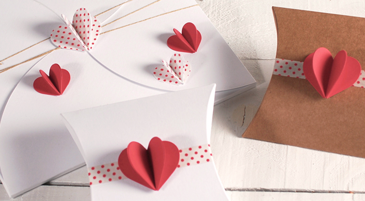 Boîte Cœur Cupidon - Packaging Saint Valentin - Création française !