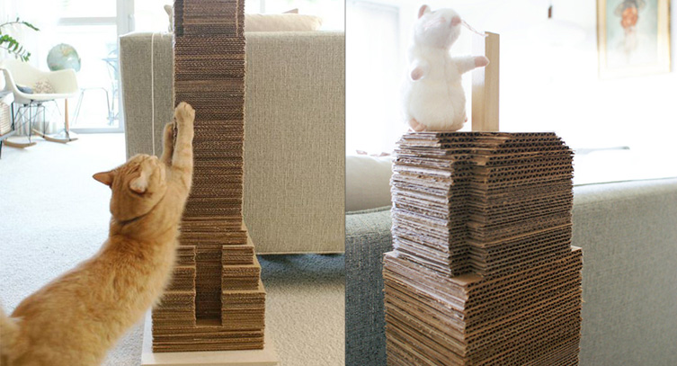 jouets en carton pour chats 3