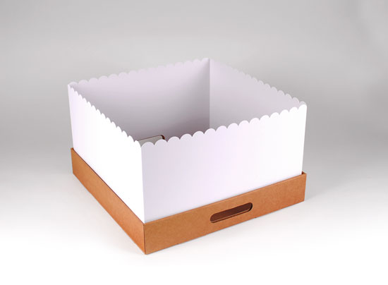 Boîte carton à gâteaux de grandes dimensions