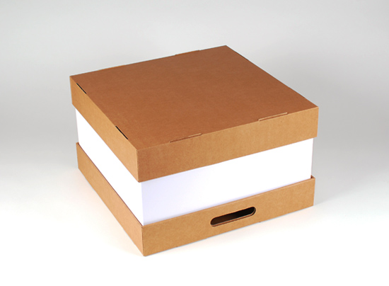 Boîte carton à gâteaux de grandes dimensions