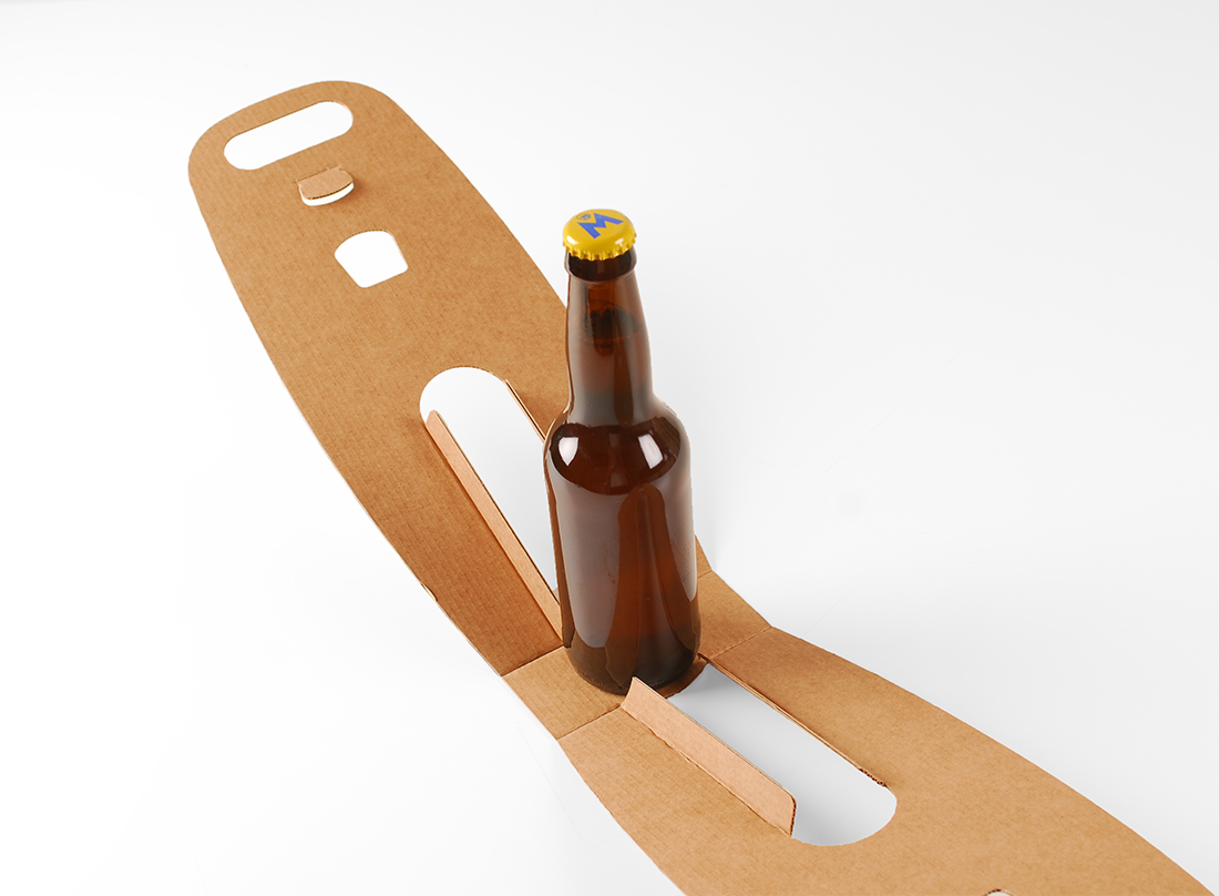 Coffret en carton pour bière