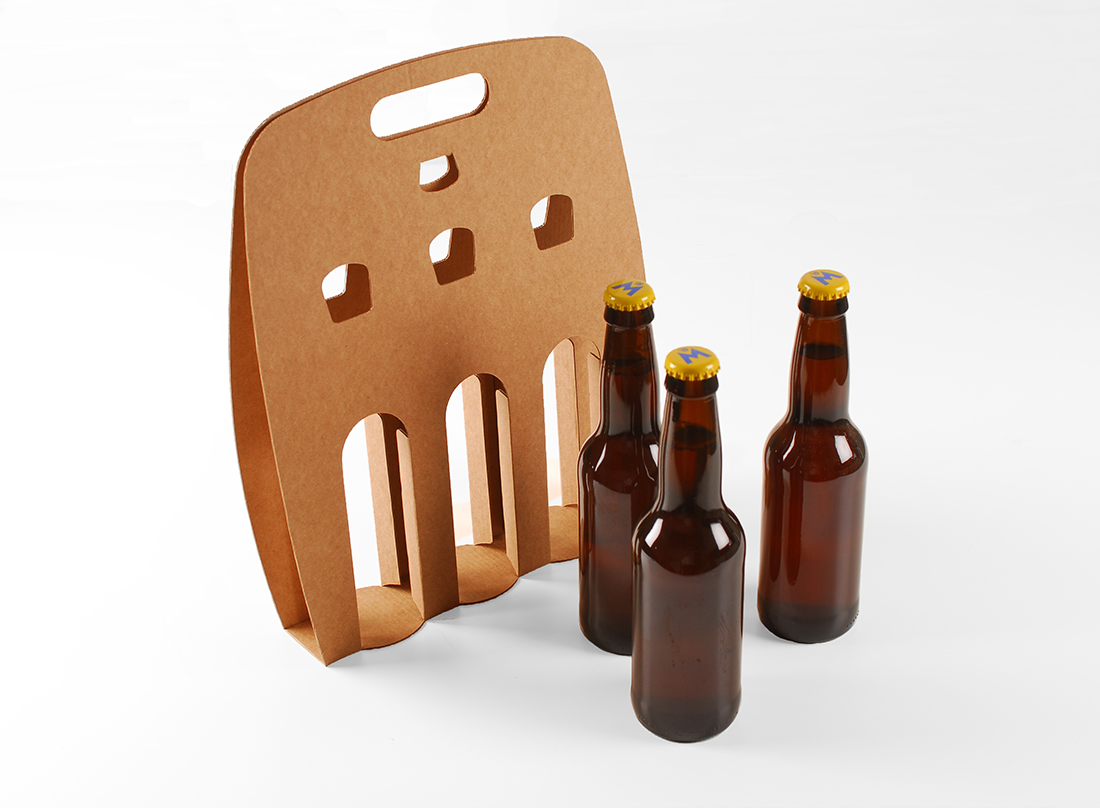 Coffret en carton pour bière