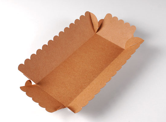 Barquette en carton