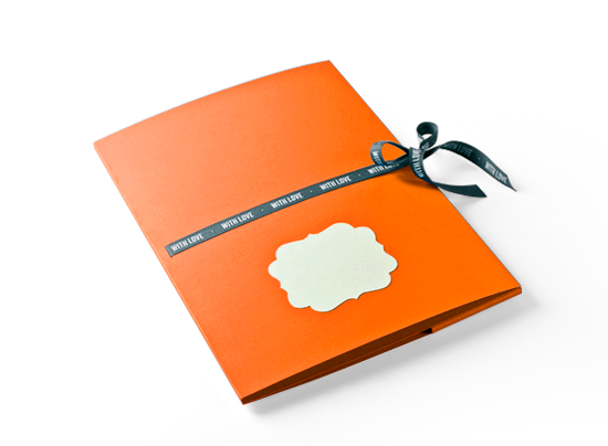 Pochette en carton pour photos et CD