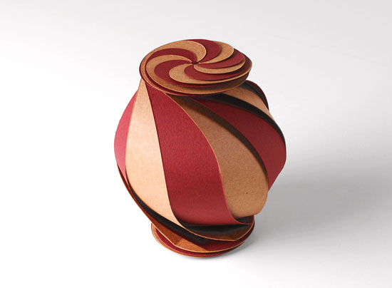 Boîte cadeau spirale carton 
