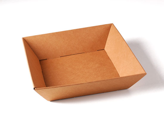 Panier carré en carton