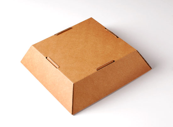Panier carré en carton