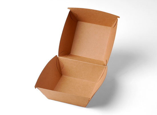 Boîte carton hamburger