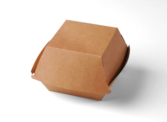 Boîte carton hamburger
