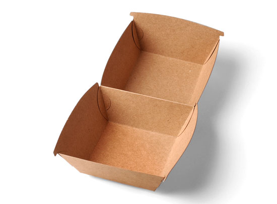 Boîte carton hamburger