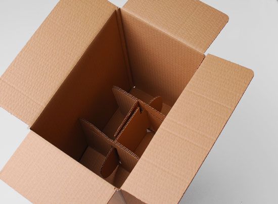 Boîte carton à bouteilles
