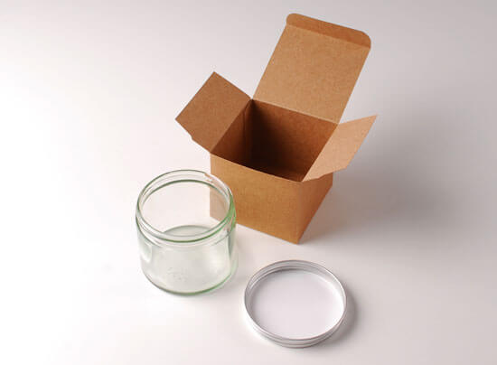 Flacon en verre 250ml pour les bougies aromatiques