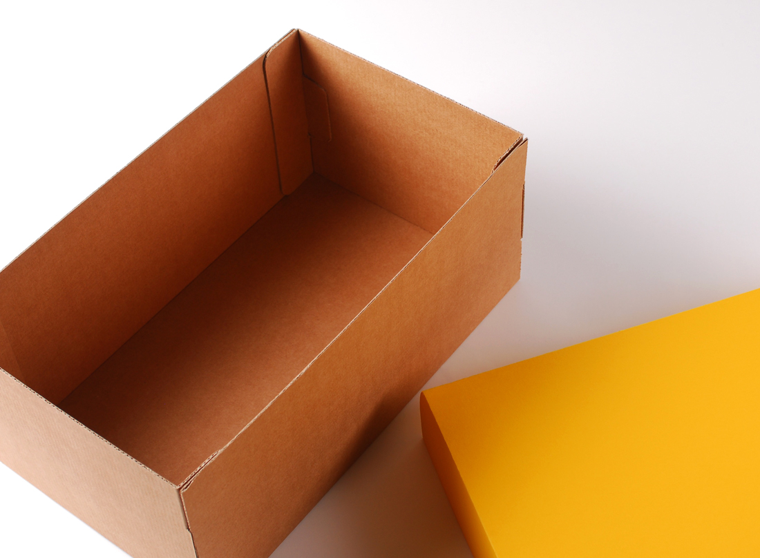 Boîte à chaussures en carton