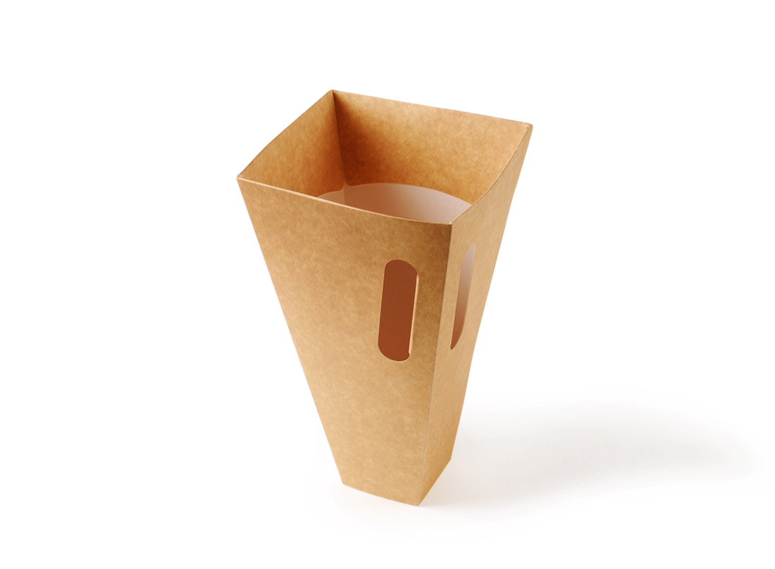 Boîte carton pour bouquets de fleurs