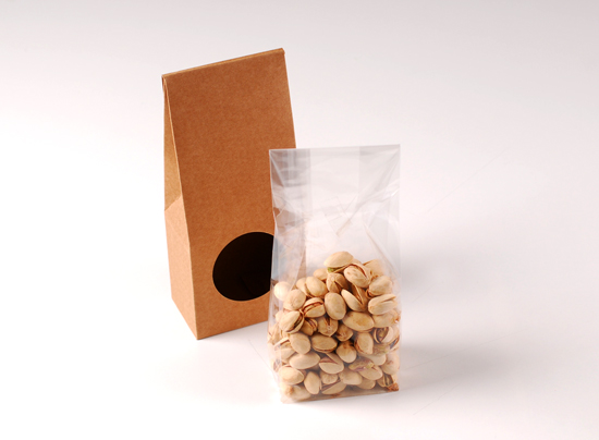 Boîte avec fenêtre pour la nourriture
