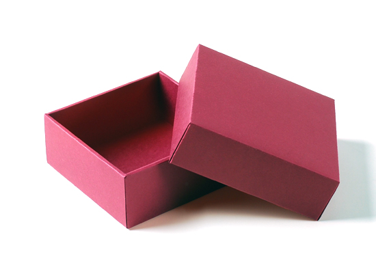 Boîte carton carrée doublée