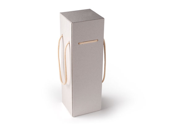Boîte carton  bouteille avec cordon
