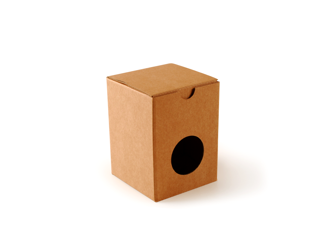 Boîte carton pour tasses sans anse
