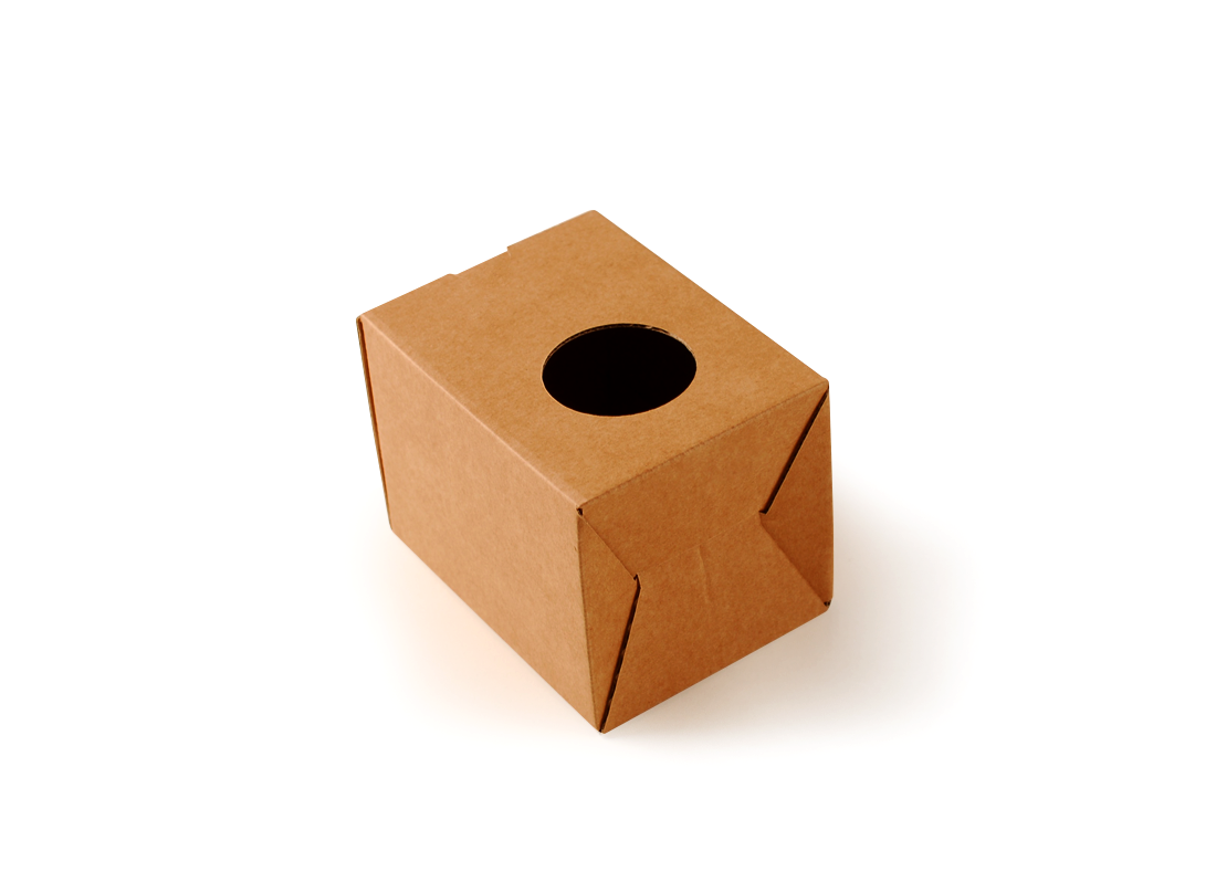 Boîte carton pour tasses sans anse