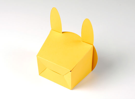 Boîte cadeau en forme de lapin